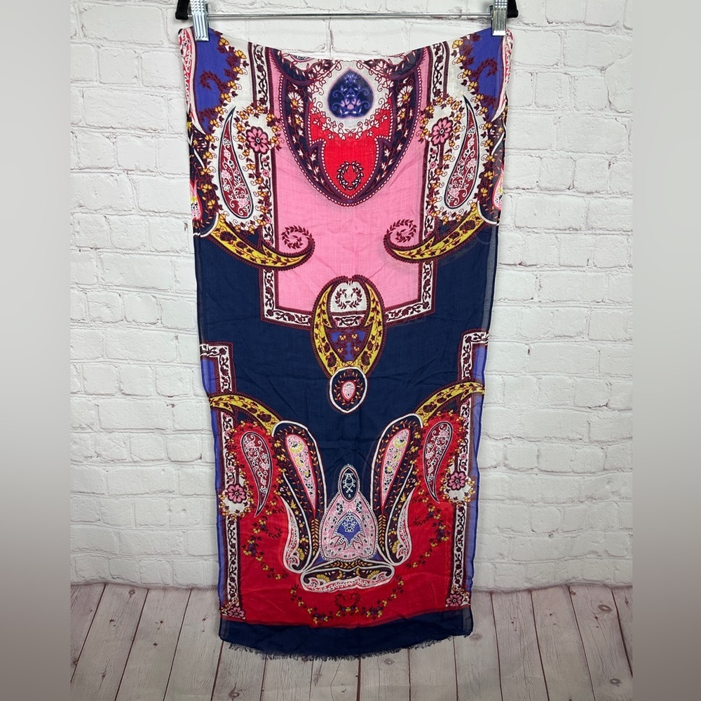 Unbranded colorful lightweight rectangle scarf GUC